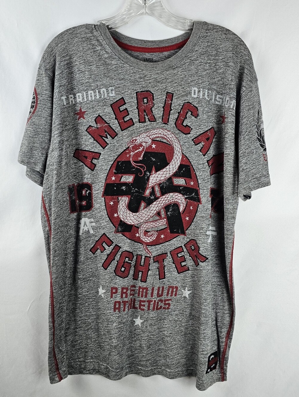 American Fighter Affliction Training Division Graphic T-Shirt Men's Lg MMA